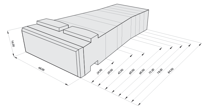 Recon wall block illustration